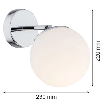 Argon 3988 - Wandlampe SATELITE 1xE27/15W/230V chrom glänzend