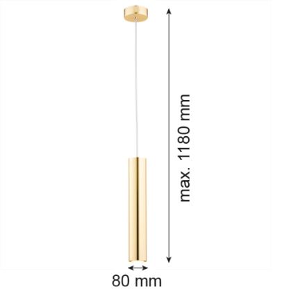 Argon 4057 - Hängeleuchte GOMERA 1xGU10/5W/230V messing