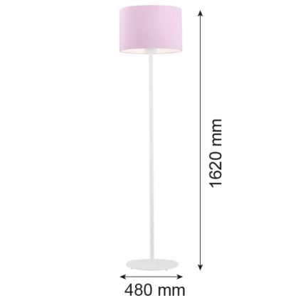Argon 4132 - Stehlampe MAGIC 1xE27/15W/230V rosa/weiß