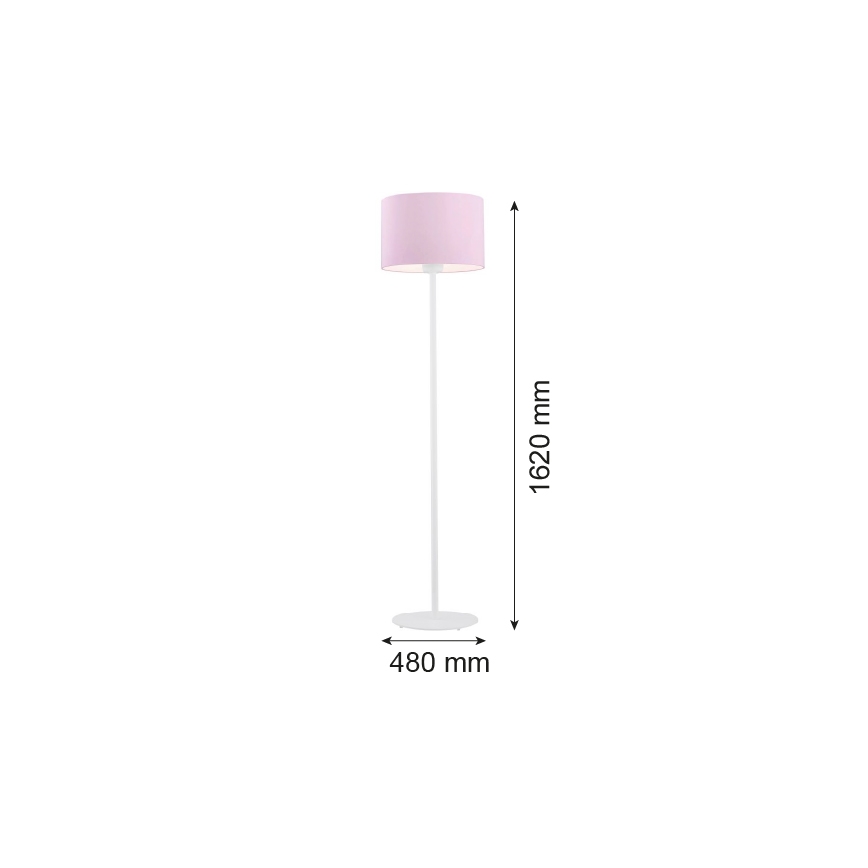 Argon 4132 - Stehlampe MAGIC 1xE27/15W/230V rosa/weiß
