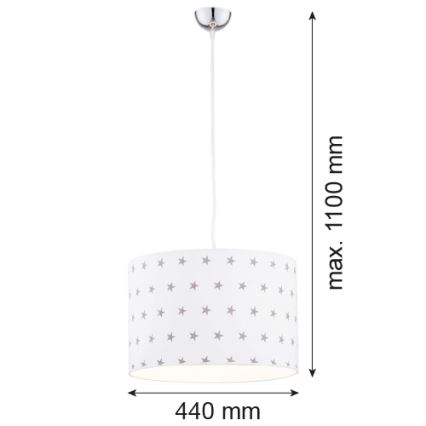 Argon 4133 - Hängeleuchte MAGIC 1xE27/15W/230V weiß