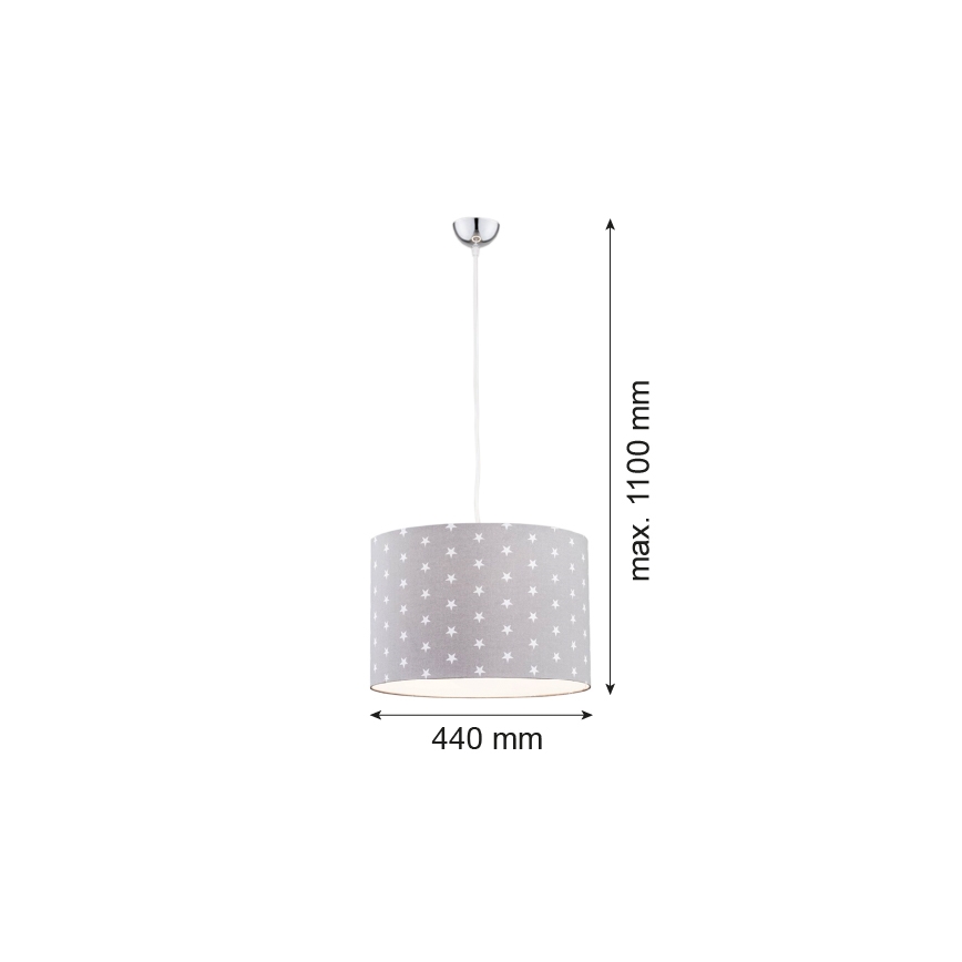Argon 4134 - Hängeleuchte MAGIC 1xE27/15W/230V grau/weiß