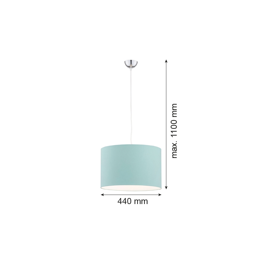 Argon 4135 - Hängeleuchte MAGIC 1xE27/15W/230V türkisfarbig