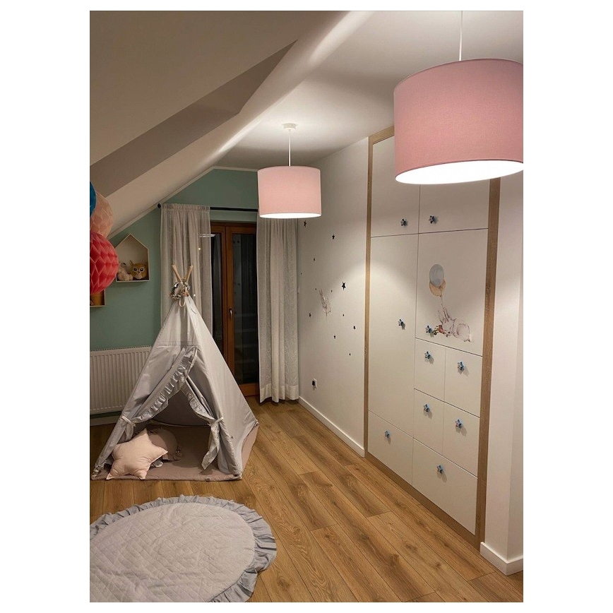 Argon 4136 - Hängeleuchte MAGIC 1xE27/15W/230V rosa