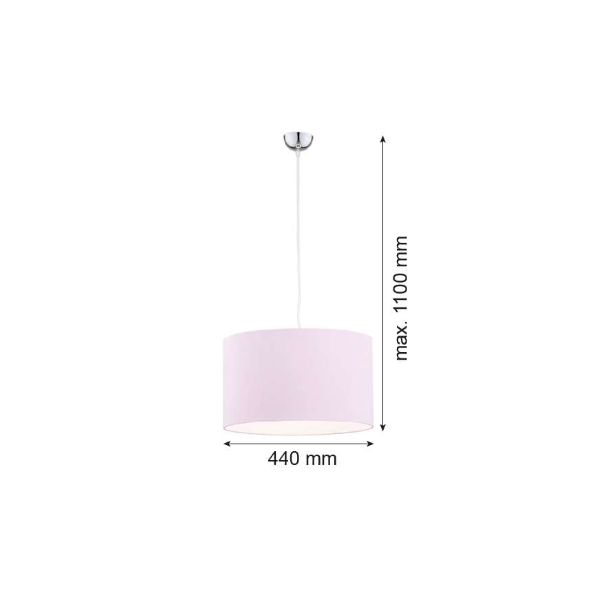 Argon 4136 - Hängeleuchte MAGIC 1xE27/15W/230V rosa