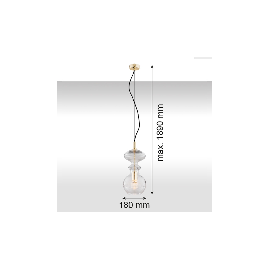 Argon 4203 - Hängeleuchte BILBAO 1xE27/15W/230V