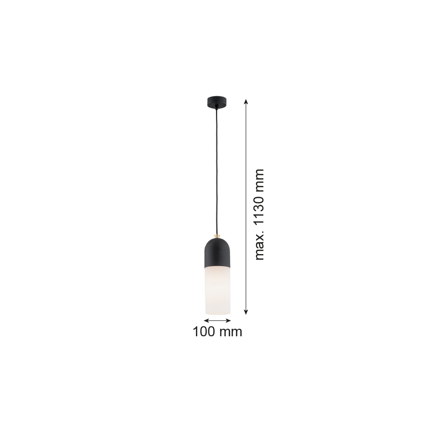Argon 4213 - Hängeleuchte BURGOS 1xE27/15W/230V schwarz