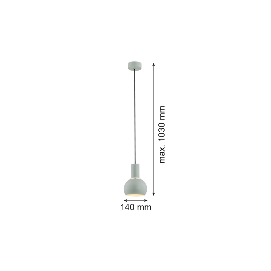 Argon 4214 - Hängeleuchte SINES 1xE27/15W/230V grün