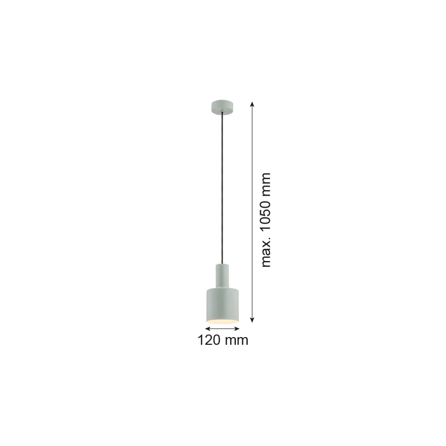 Argon 4217 - Hängeleuchte SINES 1xE27/15W/230V Durchschn. 12 cm grün