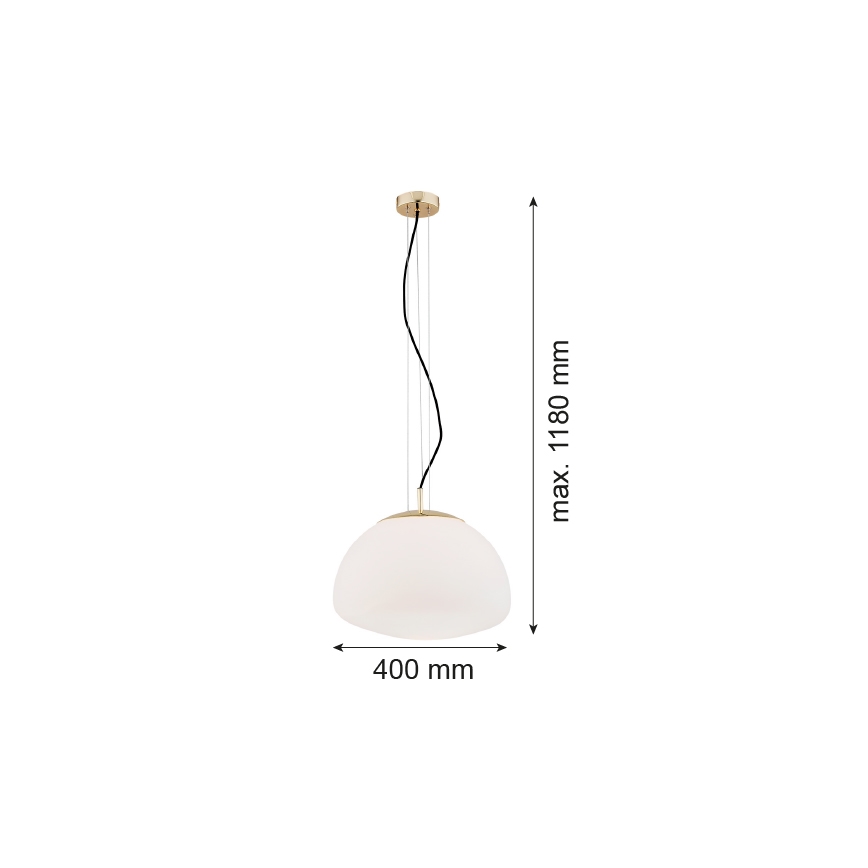 Argon 4317 - Hängeleuchte TRINI 1xE27/15W/230V gold