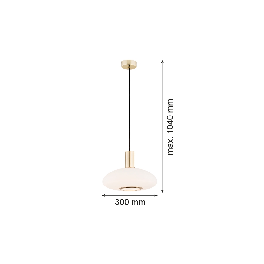 Argon 4358 - Hängeleuchte SAGUNTO 1xE27/15W/230V Durchschn. 30 cm messing