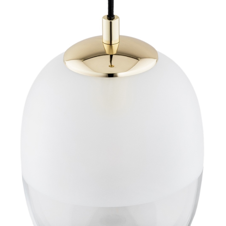 Argon 4675 - Kronleuchter an Schnur BALTIMORE 1xE27/15W/230V gold