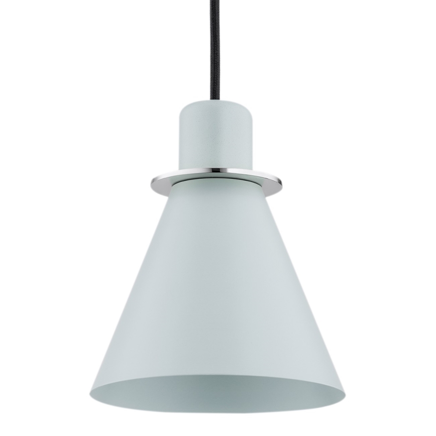 Argon 4683 - Hängeleuchte BEVERLY 1xE27/15W/230V blau/chrom glänzend
