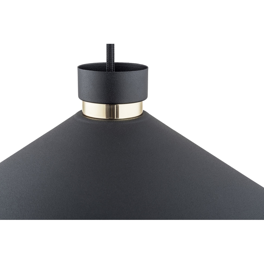 Argon 4695 - Kronleuchter an einer Schnur NASHVILLE 1xE27/15W/230V schwarz