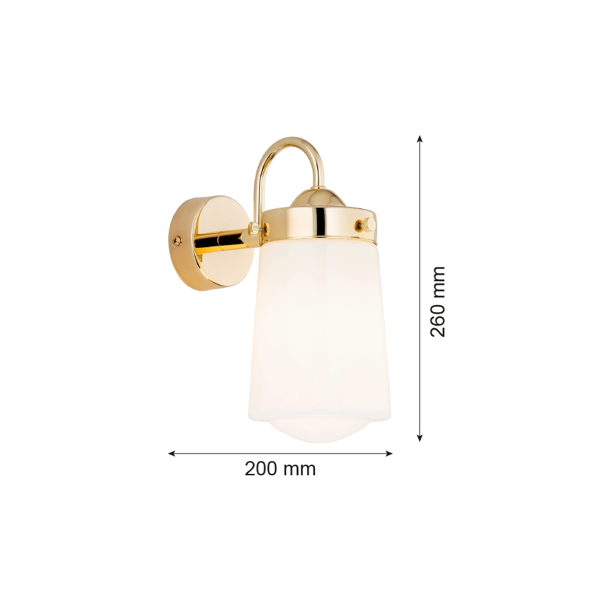 Argon 4717 - Badezimmer-Wandleuchte PASADENA 1xE27/15W/230V IP44