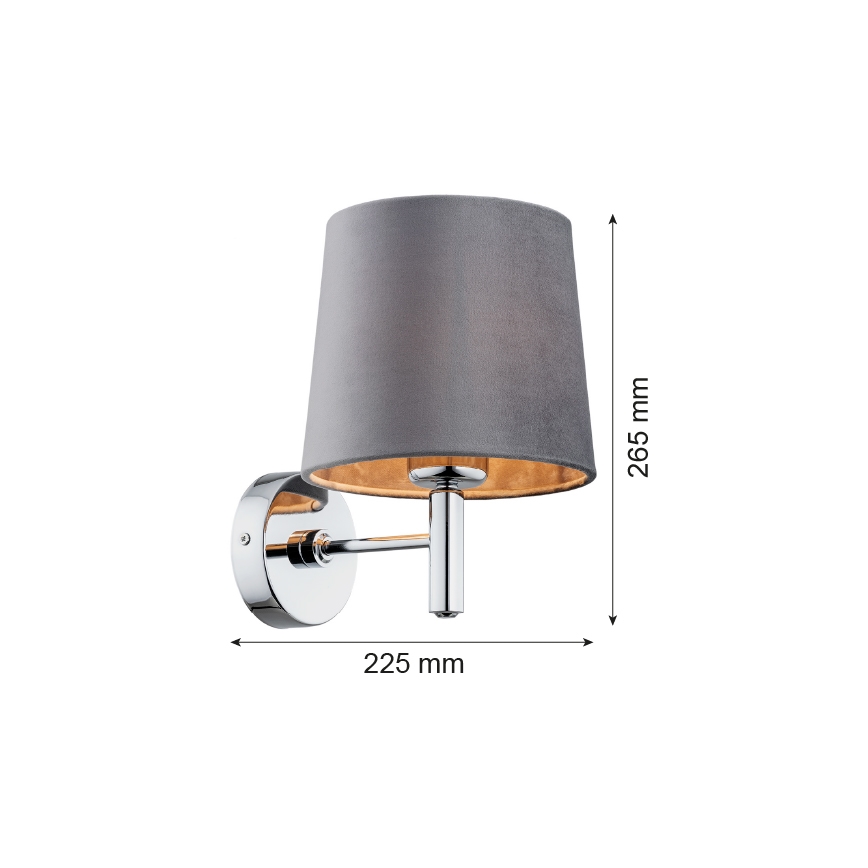 Argon 4725 - Wandleuchte BOLZANO 1xE27/15W/230V