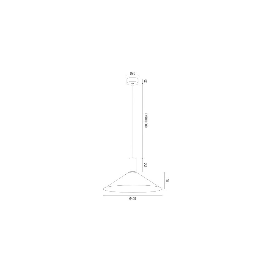 Argon 4911 - Hängeleuchte MINORI 1xE27/15W/230V weiß/gold