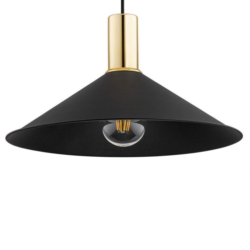 Argon 4912 - Hängeleuchte MINORI 1xE27/15W/230V schwarz/gold