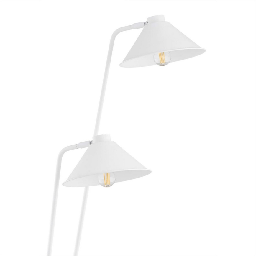 Argon 7074 - Stehlampe GABIAN 2xE27/15W/230V weiß
