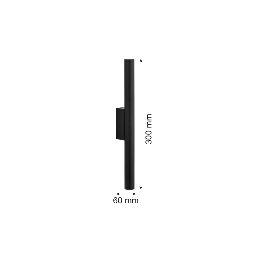 Argon 7222 - LED-Wandleuchte GRECO 2xLED/4,2W/230V 3000K schwarz