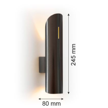Argon 7232 - Wandleuchte AKRON PLUS 2xG9/6W/230V
