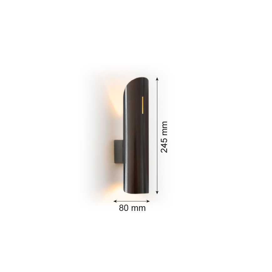 Argon 7232 - Wandleuchte AKRON PLUS 2xG9/6W/230V