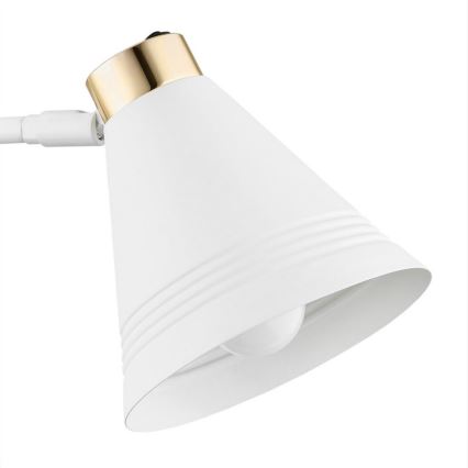 Argon 8006 - Wandlampe AVALONE 1xE27/15W/230V 34 cm weiß/gold