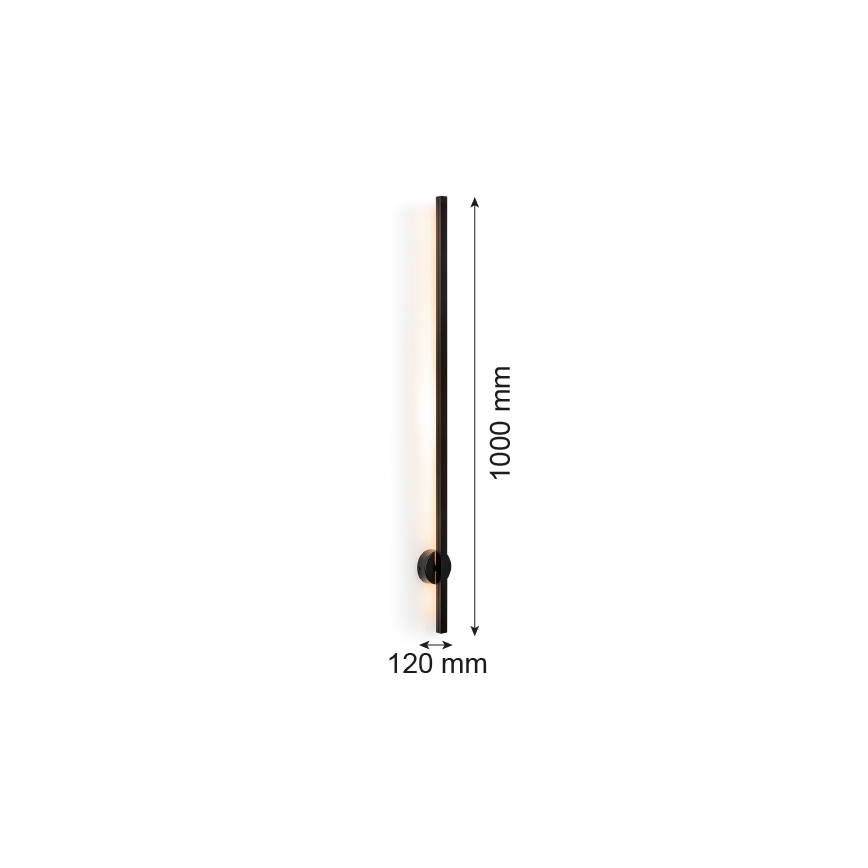 Argon 8051 - LED Wandleuchte ASSE LED/10W/230V schwarz
