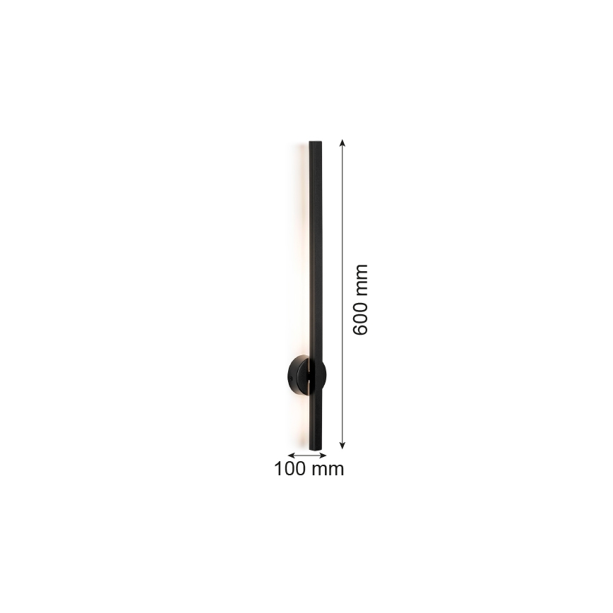 Argon 8052 - LED Wandleuchte ASSE LED/6W/230V schwarz