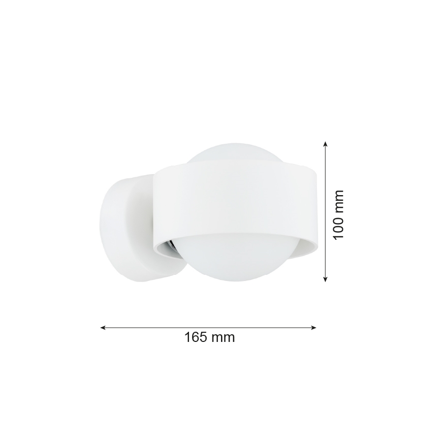 Argon 8057 - Wandlampe MASSIMO PLUS 1xG9/6W/230V weiß