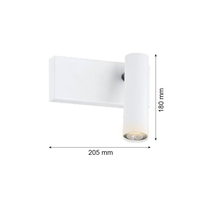 Argon 8064 - Wand-Spotleuchte ETNA 1xG9/6W/230V weiß