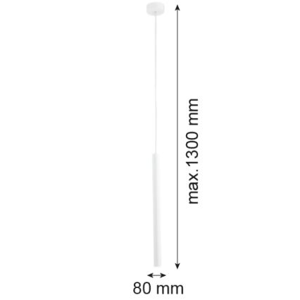 Argon 8066 - Hängeleuchte ETNA 1xG9/6W/230V weiß