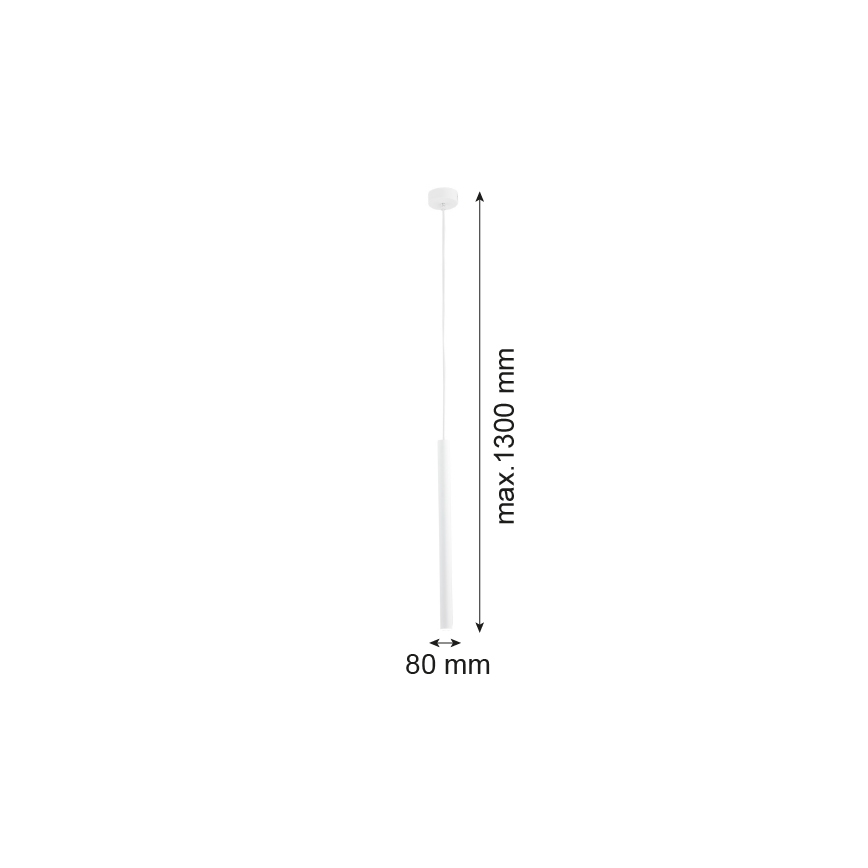 Argon 8066 - Hängeleuchte ETNA 1xG9/6W/230V weiß
