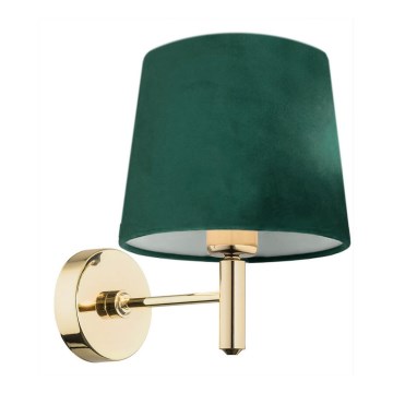 Argon 8105 - Wandleuchte PONTE 1xE27/15W/230V grün/Messing