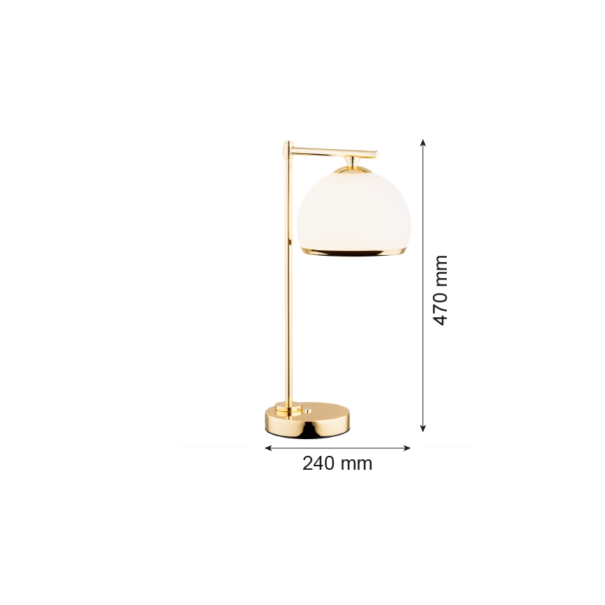 Argon 8120 -  Tischlampe MARBELLA 1xE27/15W/230V messing