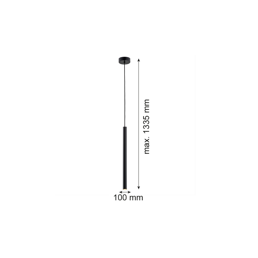 Argon 8329 - LED-Hängeleuchte an Schnur RIO LED/4,2W/230V 3000K schwarz