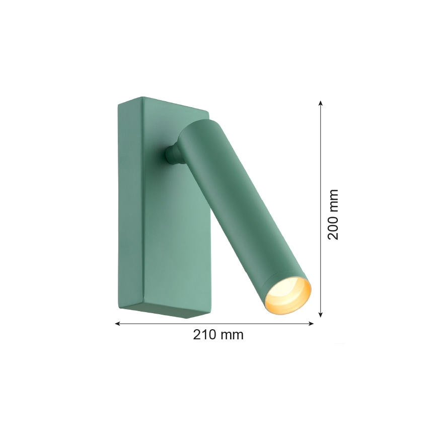 Argon 8332 - LED-Wandstrahler RIO LED/4,2W/230V 3000K grün