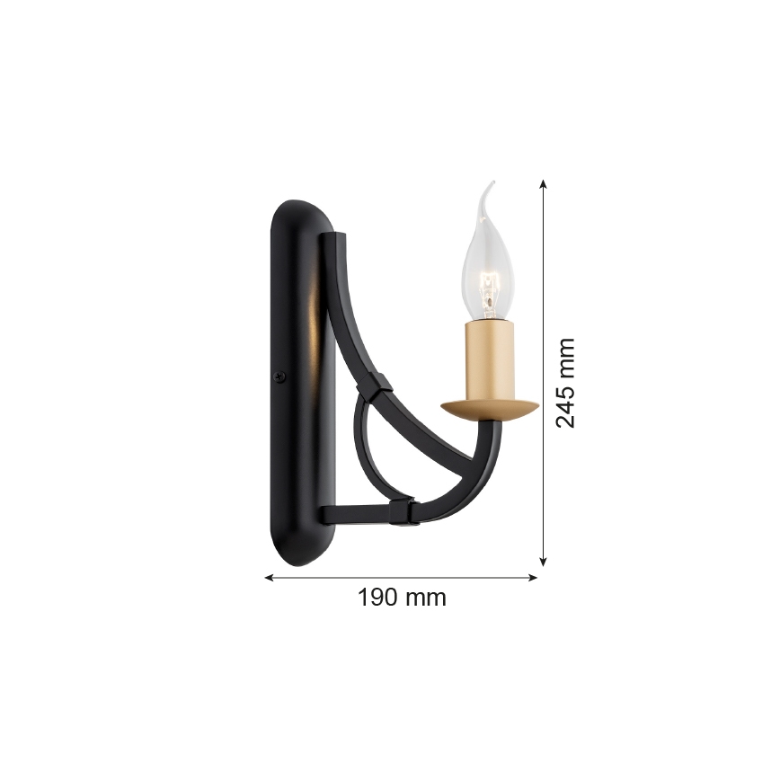 Argon 8355 - Wandleuchte LORENZO 1xE14/7W/230V