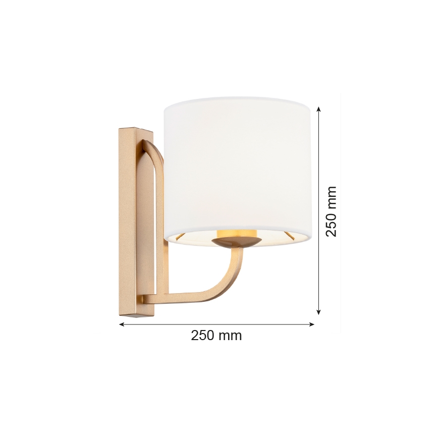 Argon 8356 - Wandlampe MARANELLO 1xE27/15W/230V