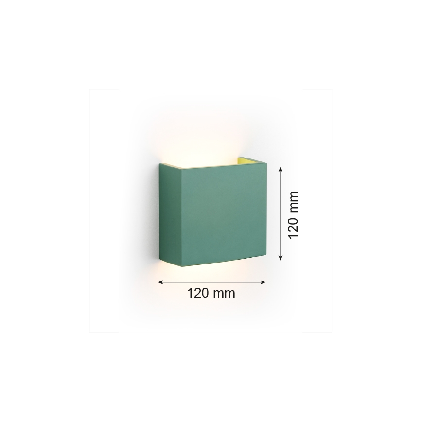 Argon 8362 - LED-Wandbeleuchtung GENT LED/3,6W/230V 3000K grün