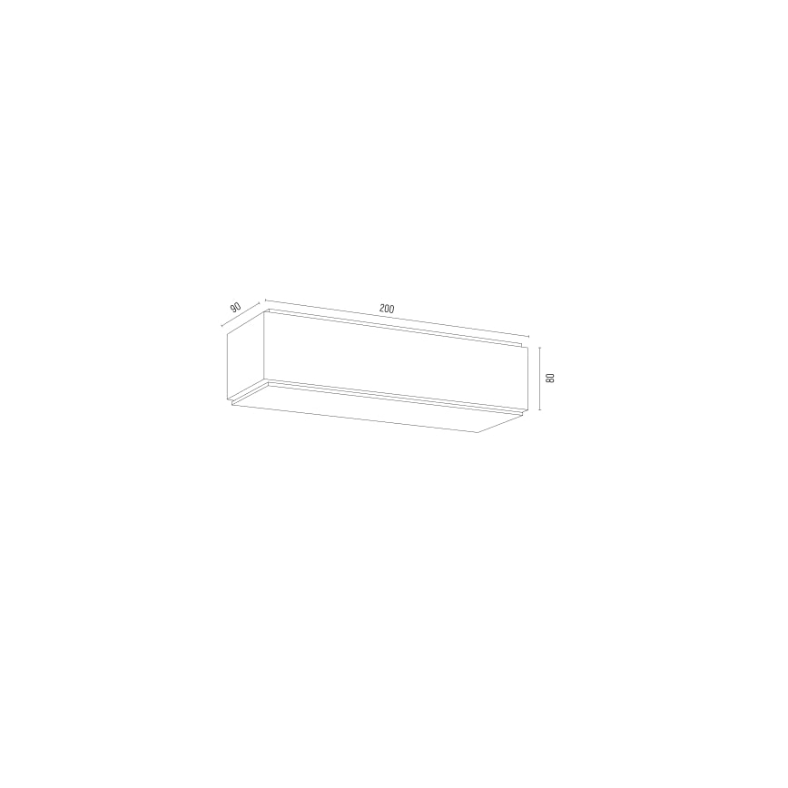 Argon 8365 - Wandleuchte CARLSON 1xE27/15W/230V 20 cm schwarz