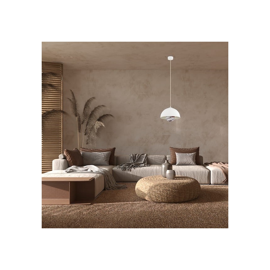Argon 8443 - Hängeleuchte an Schnur PIAVA 1xE14/7W/230V Alabaster weiß