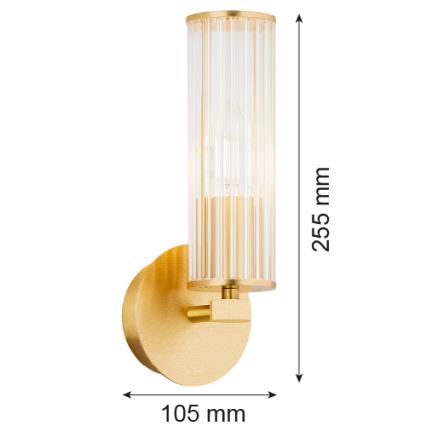 Argon 8497 - Wandleuchte HAMPTON 1xE14/7W/230V golden