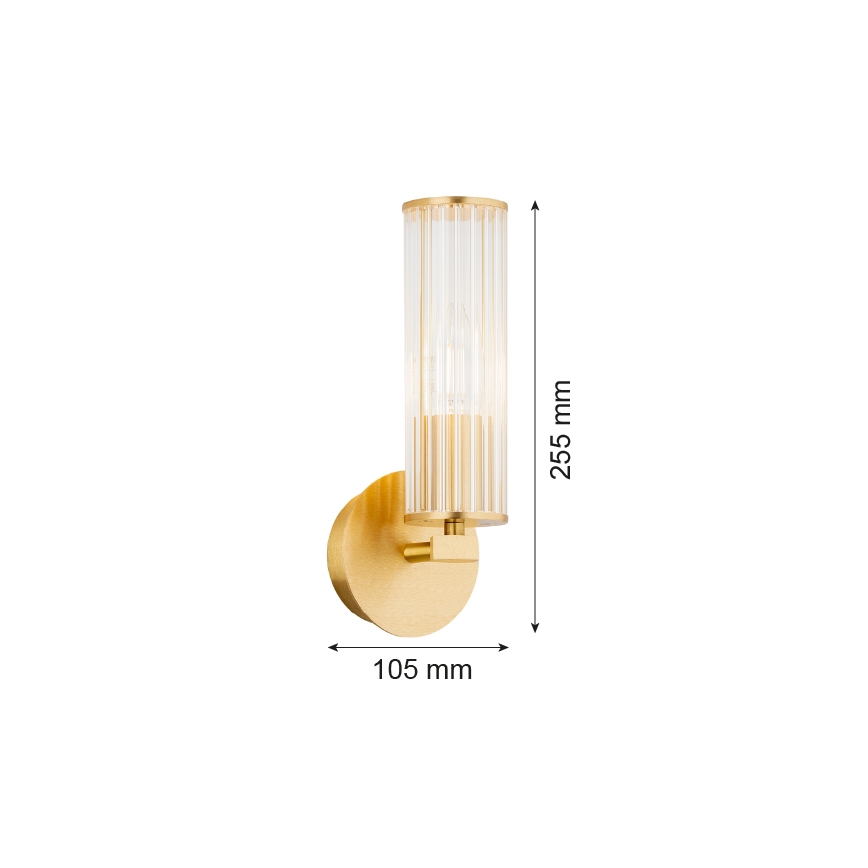 Argon 8497 - Wandleuchte HAMPTON 1xE14/7W/230V golden