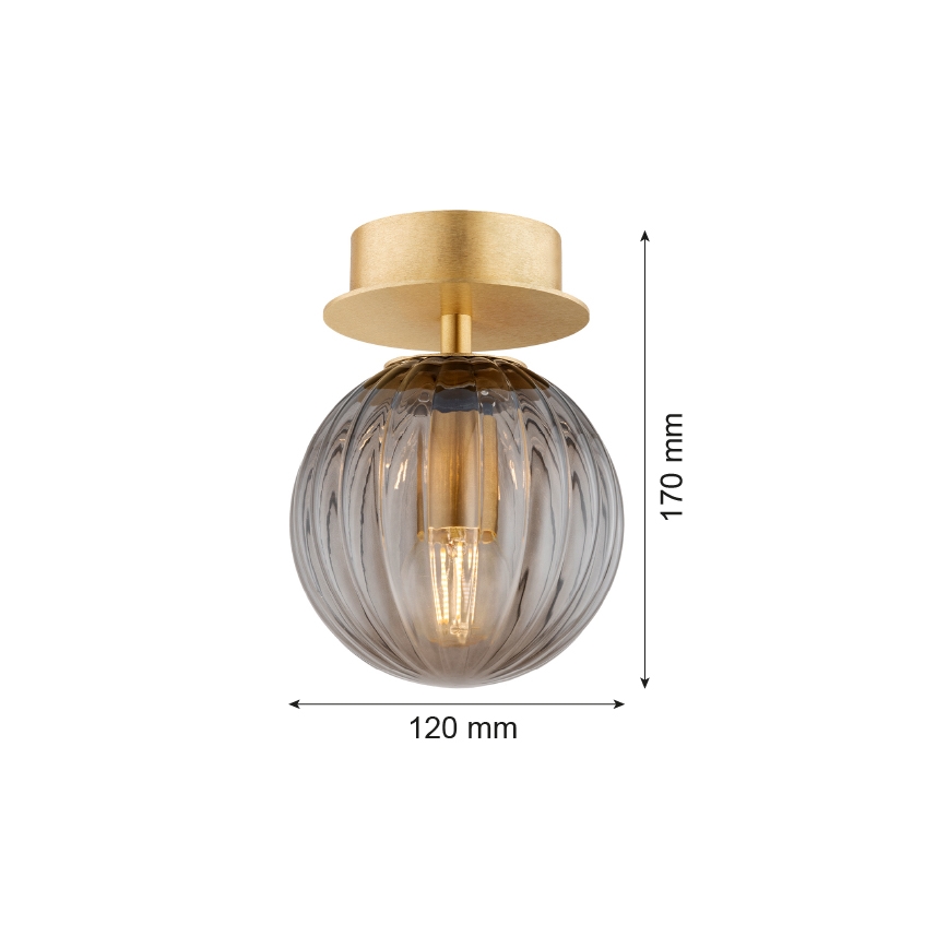 Argon 8510 - Wandleuchte PALOMA 1xE14/7W/230V golden/schwarz
