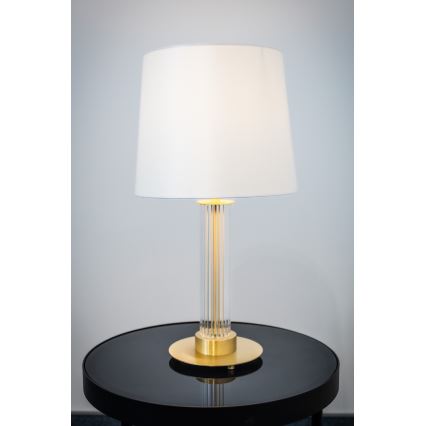 Argon 8540 - Tischleuchte HAMPTON 1xE27/15W/230V 57 cm weiß