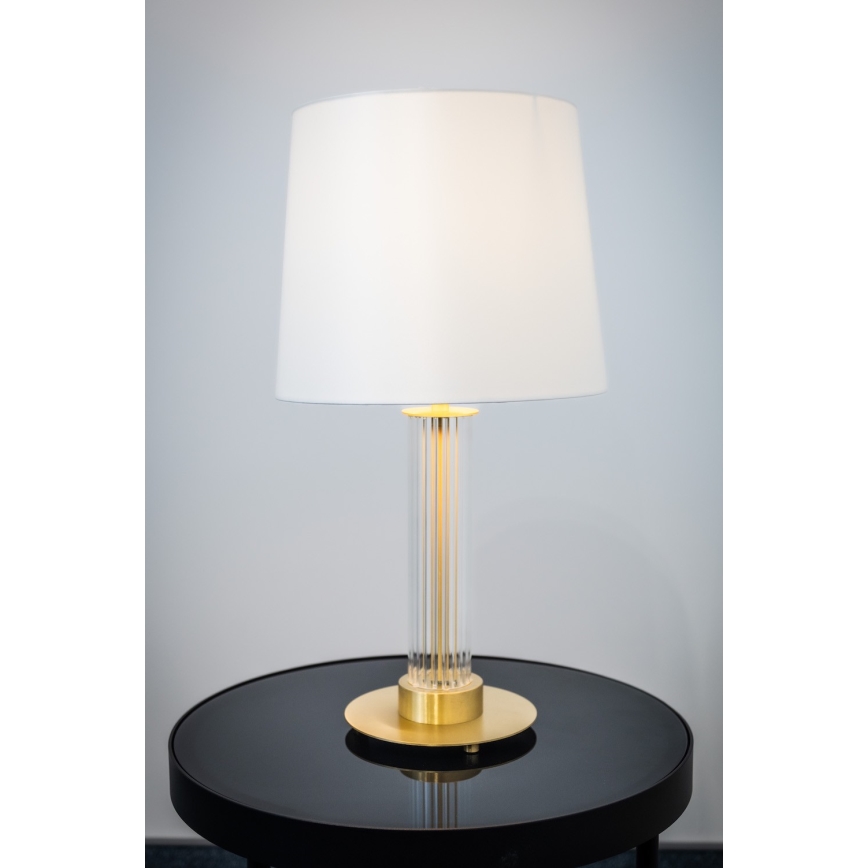 Argon 8540 - Tischleuchte HAMPTON 1xE27/15W/230V 57 cm weiß