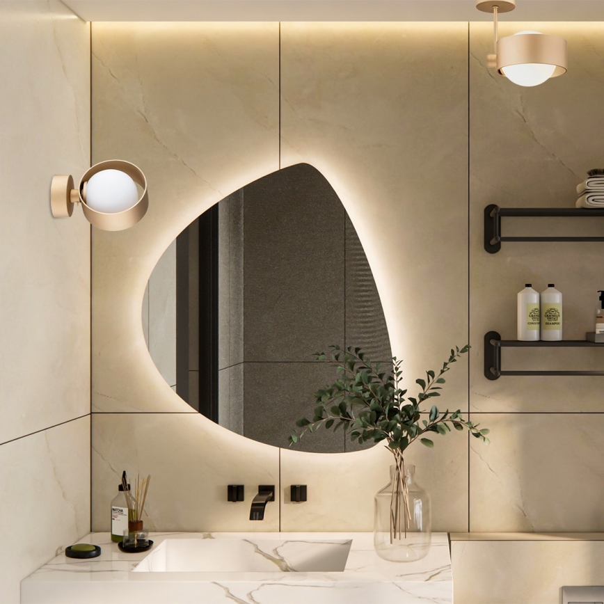 Argon 8567 - Badezimmer-Wandleuchte MASSIMO PLUS 1xG9/6W/230V IP44 golden