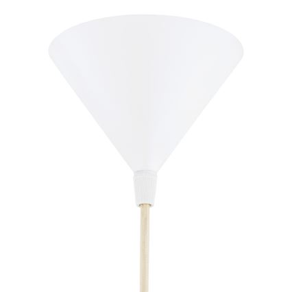 Argon 8629 - Hängeleuchte KEGEL 1xE27/15W/230V weiß