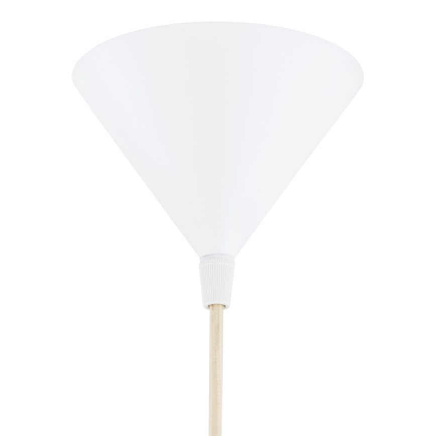 Argon 8629 - Hängeleuchte KEGEL 1xE27/15W/230V weiß